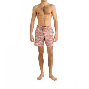 NEW RHYTHM. tropical beach shorts in dawn
